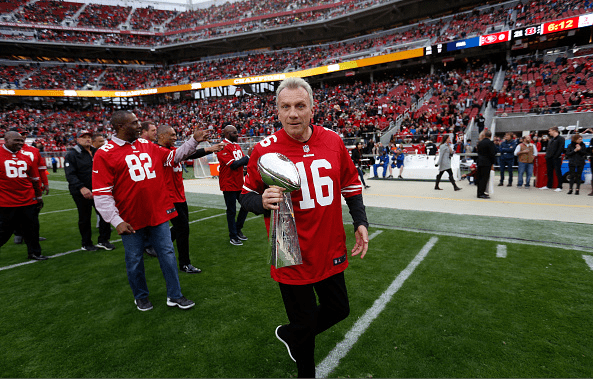 Joe Montana, the 49ers' Offensive Player Selected for the Greatest of All Teams
