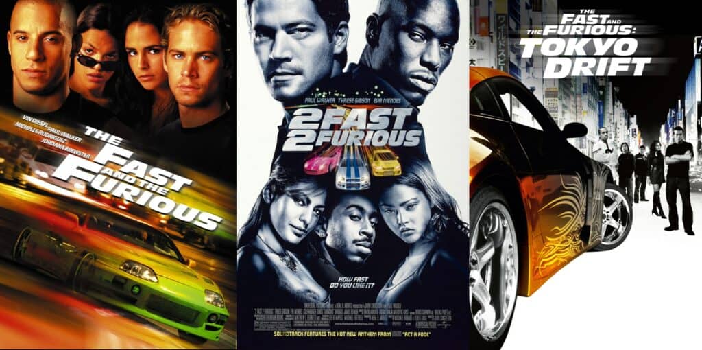 The Fast And The Furious 1-3