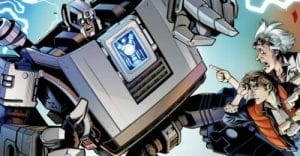 Transformers/Back to the Future Comic