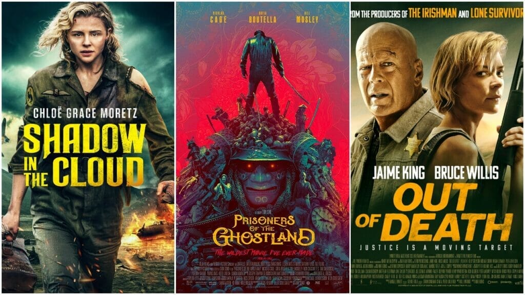 Prisoners of the Ghostland/Shadow in the Cloud/Out of Death Review