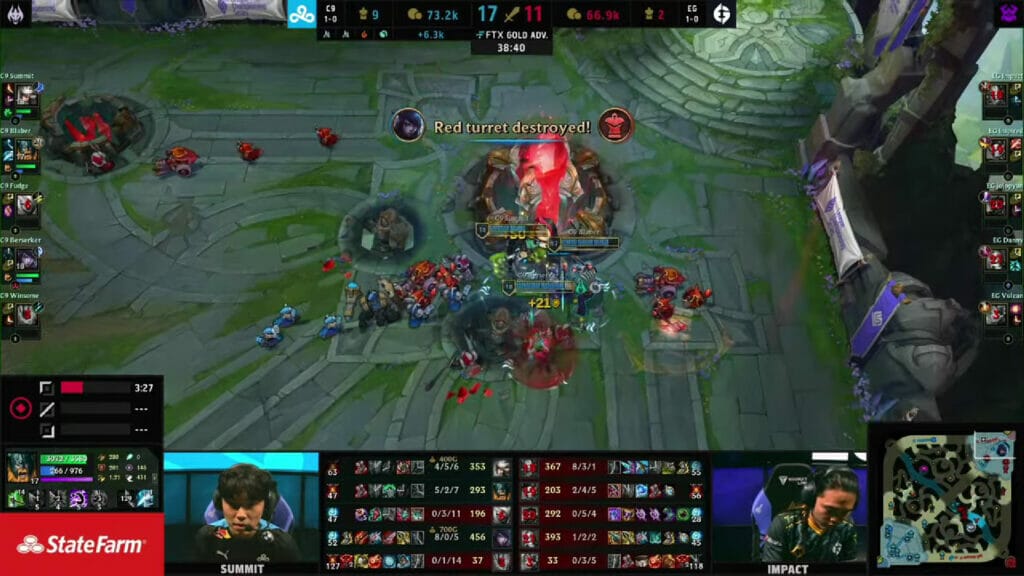 Cloud9 vs Evil Geniuses was Bryan's LCS Week 1 Game of the Week