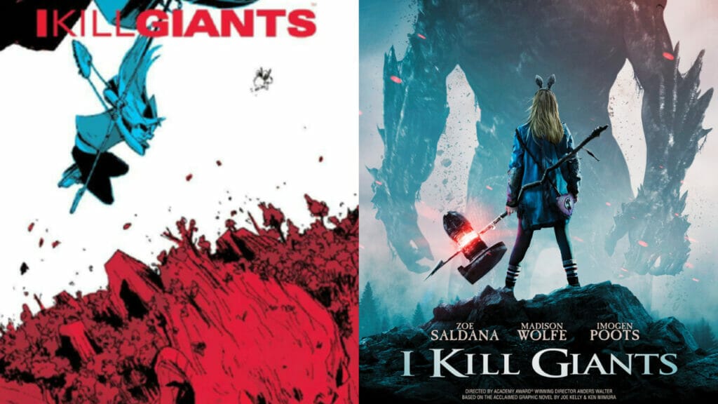 Comic Stripped I Kill Giants Comic and Movie Comparison