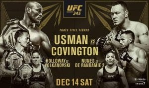 UFC 245 Usman vs Covington Alternative Commentary