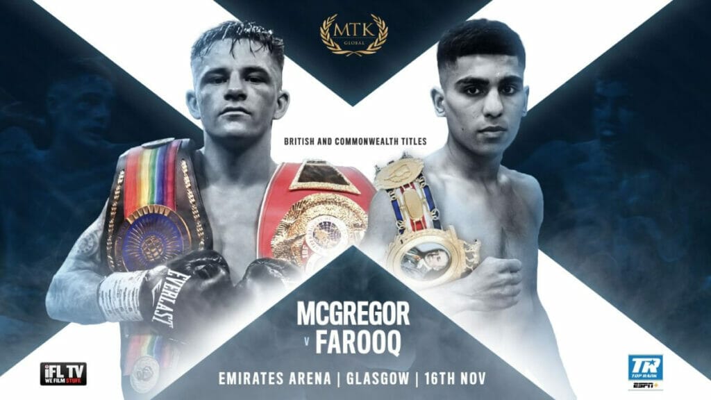 Lee McGregor vs Kash Farooq Alternative Commentary