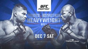 UFC on ESPN Overeem vs Rozenstruik Alternative Commentary