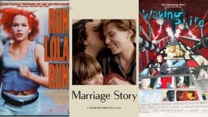 Waking Life/Run Lola Run/Marriage Story Movie Review