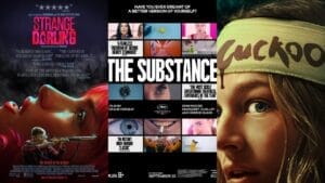 Strange Darling/Cuckoo/The Substance Movie Review